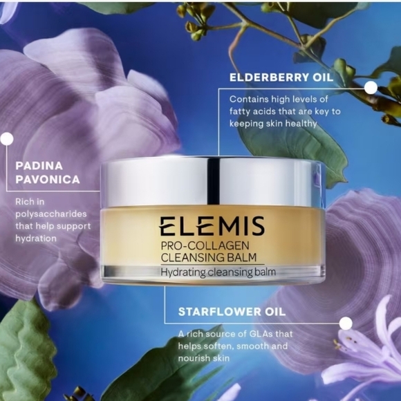 NWT Elemis Pro-Collagen Summer Bloom Cleansing Balm 1.7 oz - Picture 1 of 4